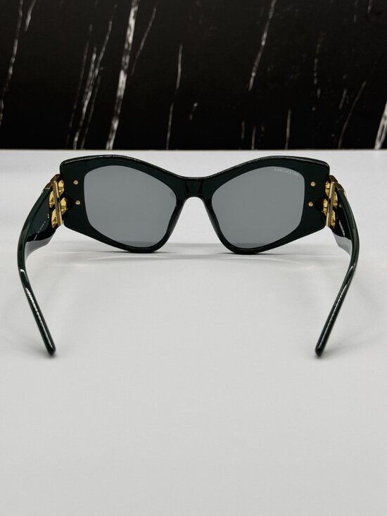 NEW BALENCIAGA BB0287S 005 GREEN CAT EYE WOMEN SUNGLASSES BALENCIAGA EYEWEAR main image 8